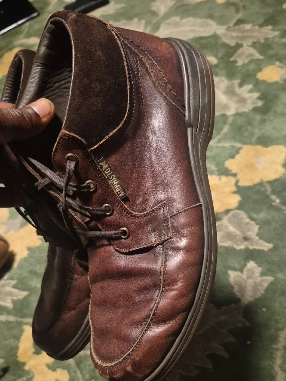 Mephisto Men’s Brown Leather Chukka Boots